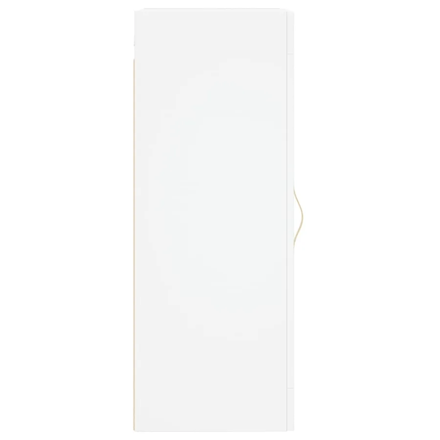 Armoire murale blanc 34,5x34x90 cm bois d'ingénierie - 7