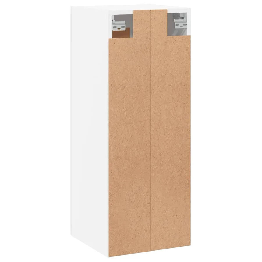 Armoire murale blanc 34,5x34x90 cm bois d'ingénierie - 8