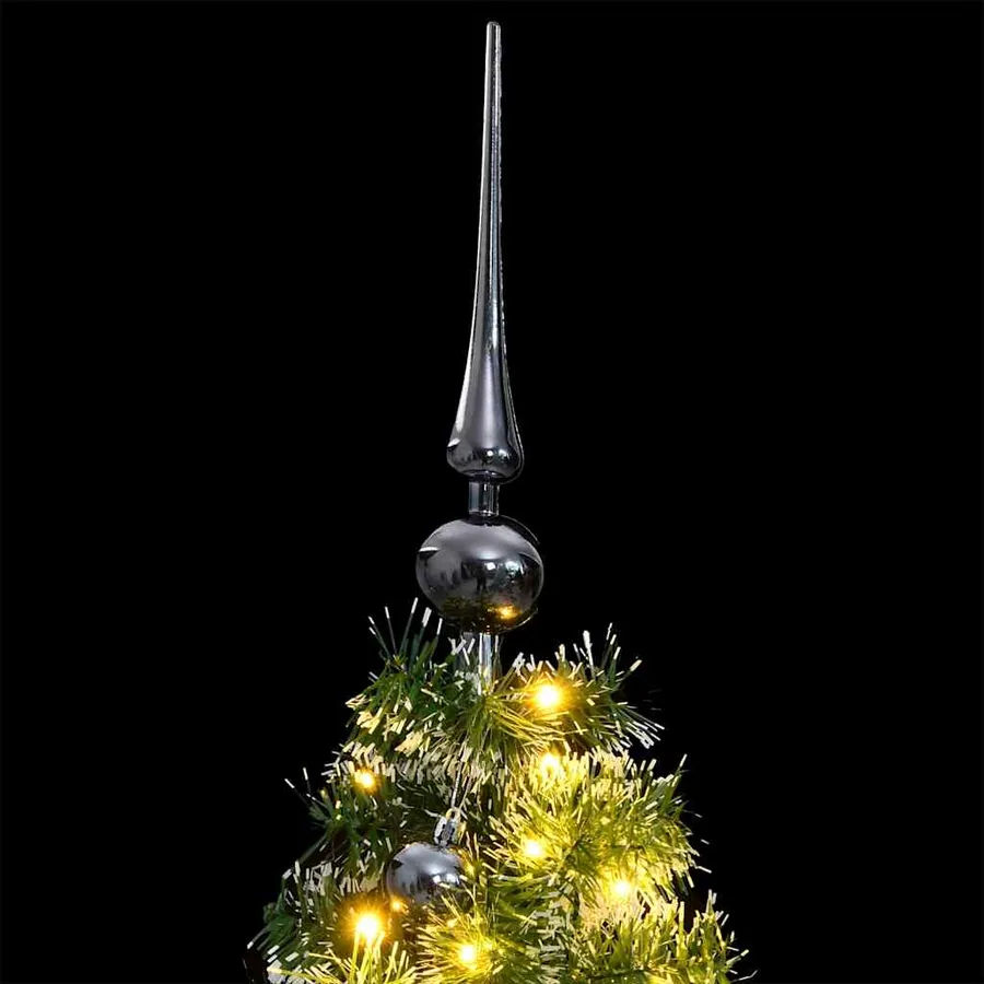 Sapin de Noël artificiel 150 LED&boules&neige floquée 120 cm - 2