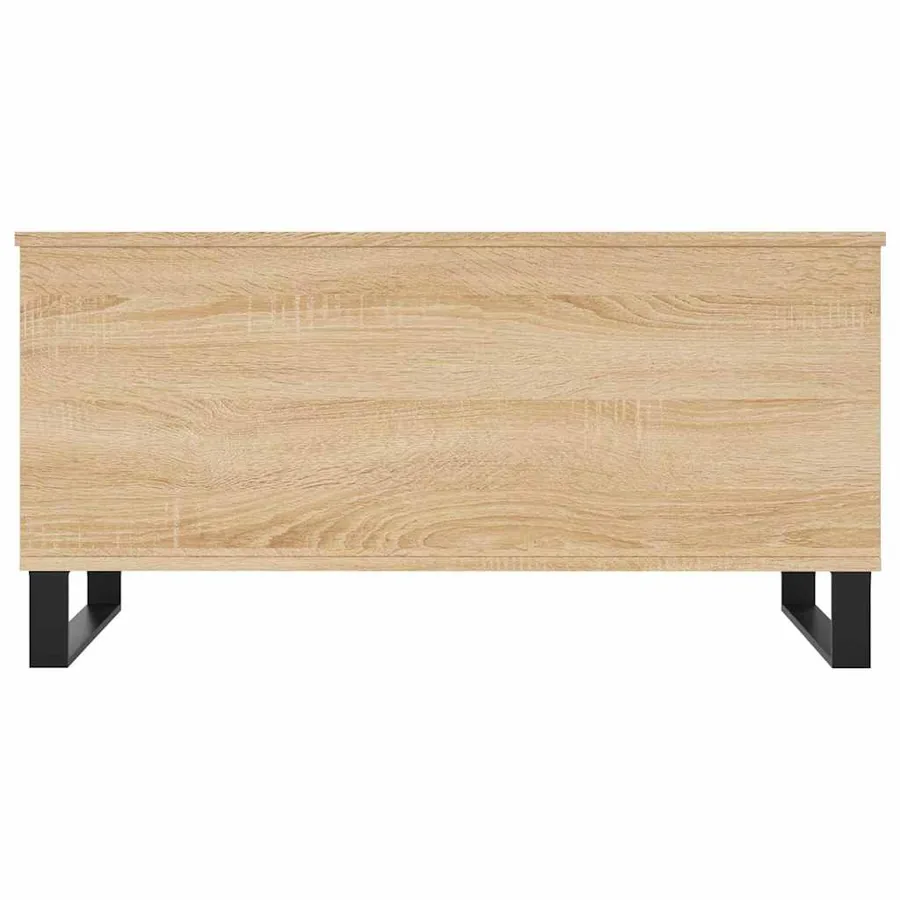 Table basse Chêne sonoma 90x44,5x45 cm Bois d'ingénierie - 6