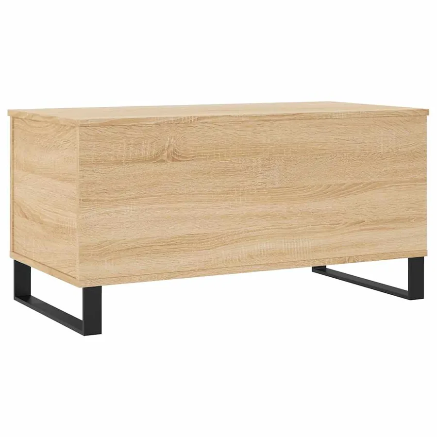 Table basse Chêne sonoma 90x44,5x45 cm Bois d'ingénierie - 8