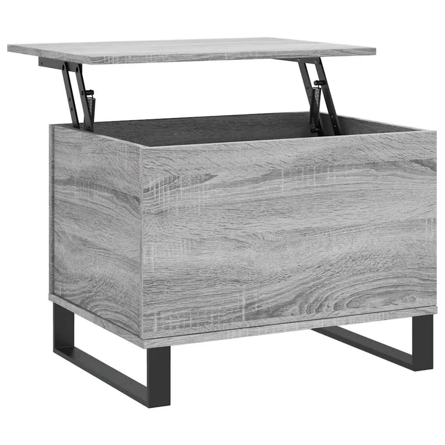Table basse Sonoma gris 60x44,5x45 cm Bois d'ingénierie - 2