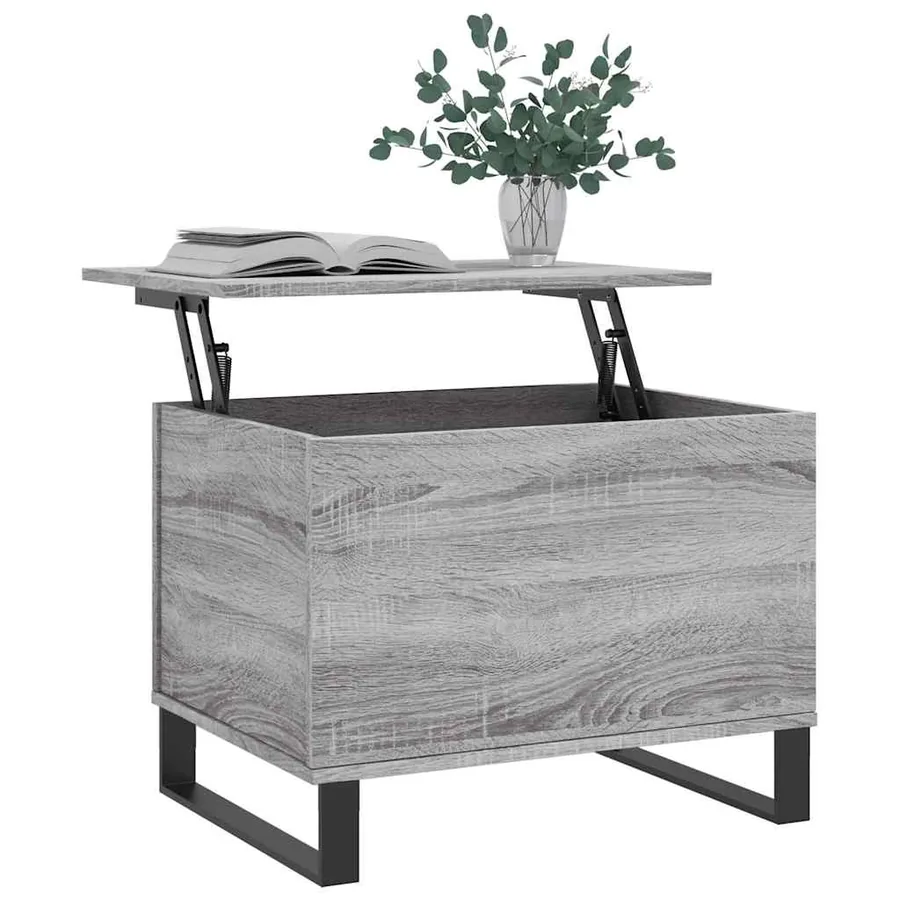 Table basse Sonoma gris 60x44,5x45 cm Bois d'ingénierie - 3