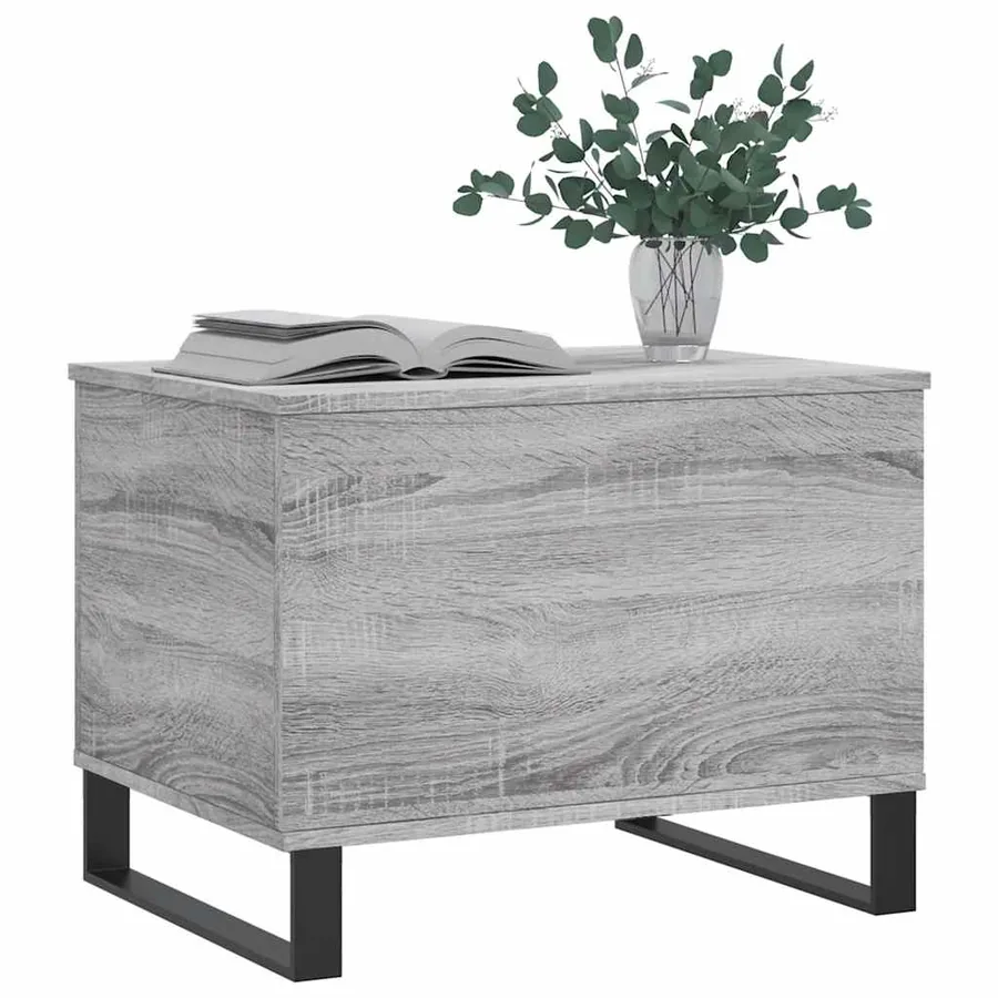 Table basse Sonoma gris 60x44,5x45 cm Bois d'ingénierie - 4