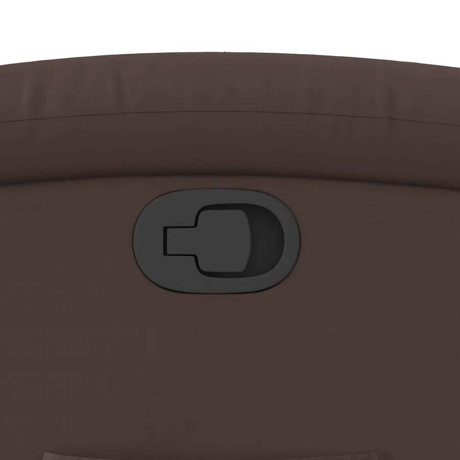 Fauteuil inclinable Marron Similicuir - 9