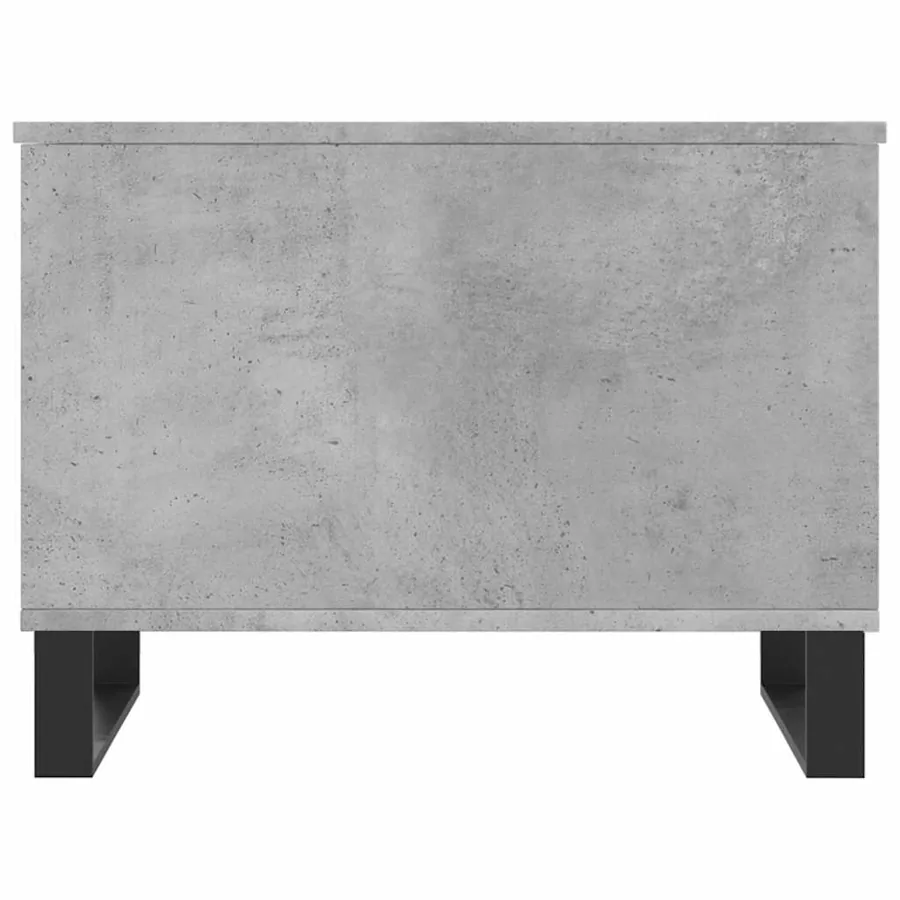 Table basse Gris béton 60x44,5x45 cm Bois d'ingénierie - 6