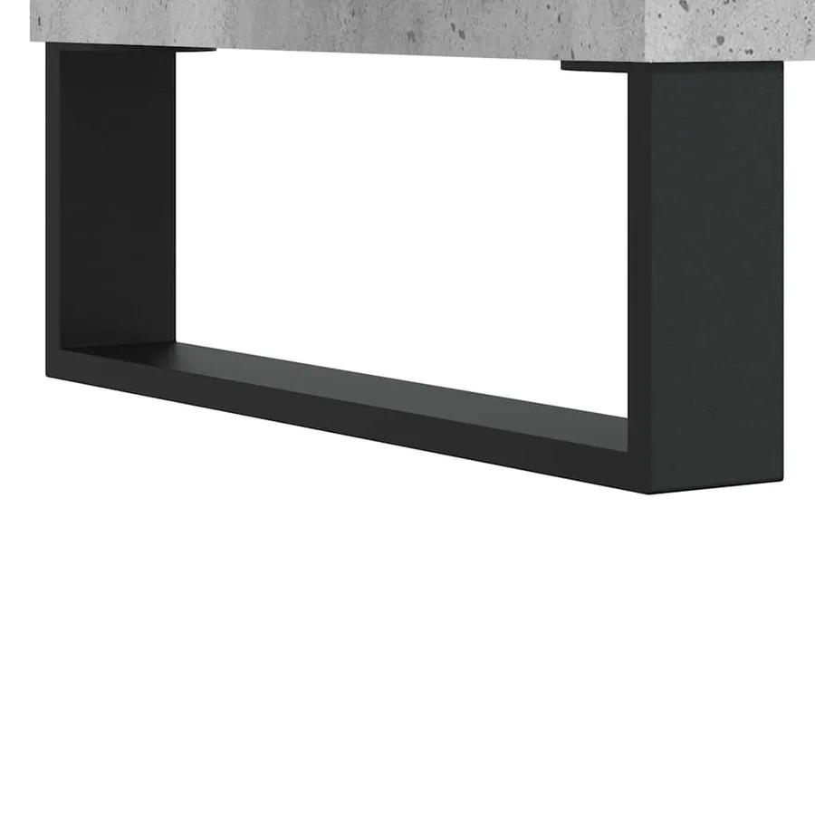 Table basse Gris béton 60x44,5x45 cm Bois d'ingénierie - 9