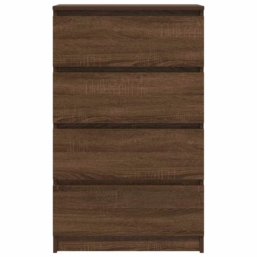 Buffet Chêne marron 60x35x98,5 cm Bois d'ingénierie - 6