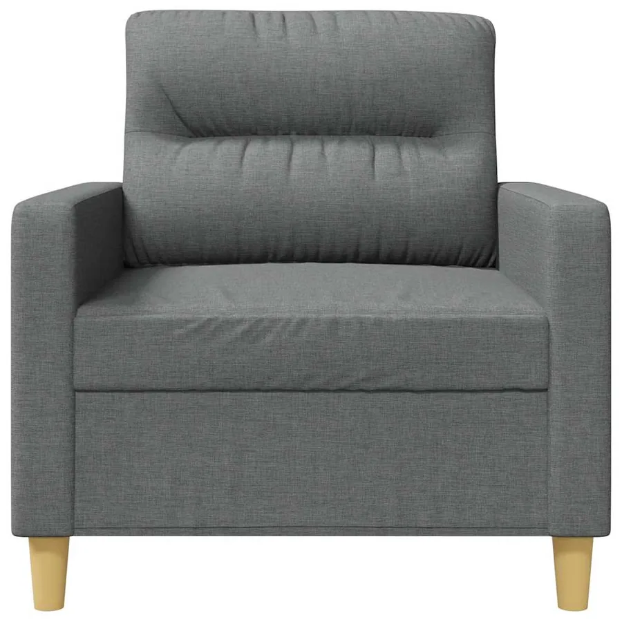 Fauteuil Gris foncé 60 cm Tissu - 4