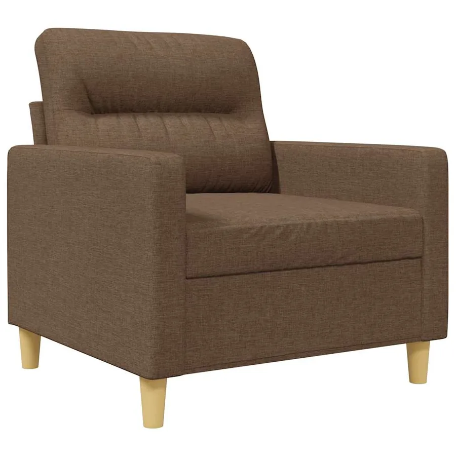 Fauteuil Marron 60 cm Tissu - 2