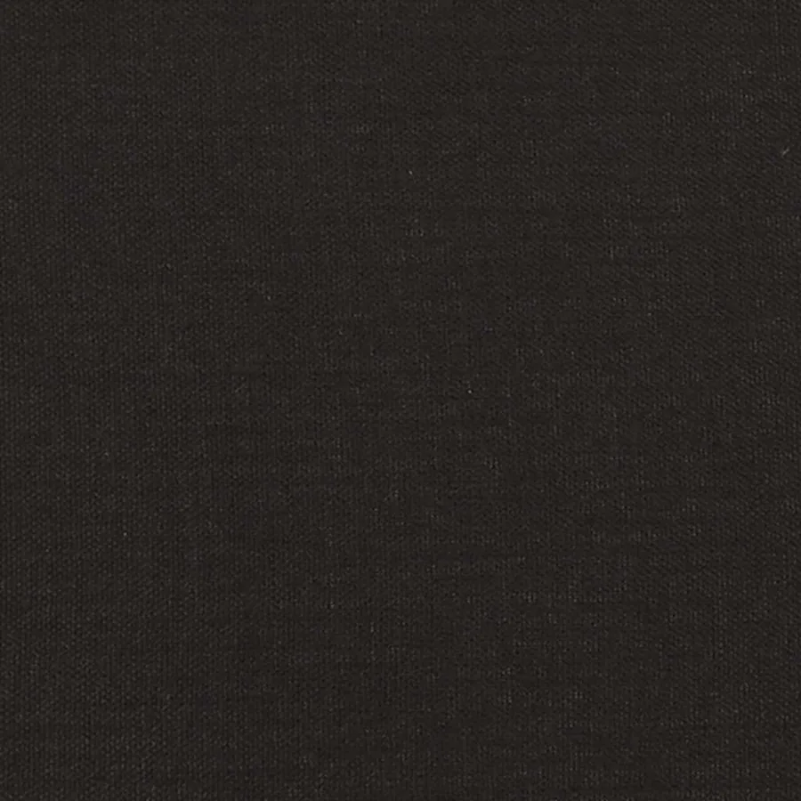 Canapé 2 places avec oreillers décoratifs noir 140 cm tissu - 7