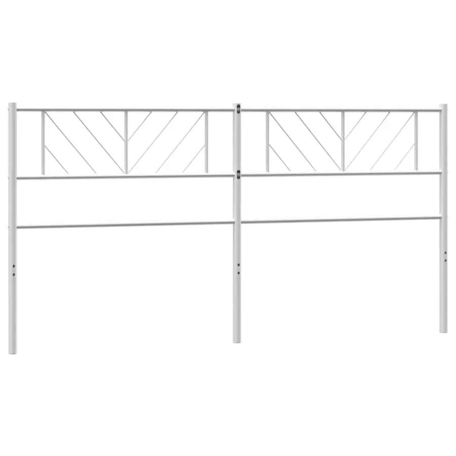 Tête de lit de remplacement métal blanc 180 cm - 6