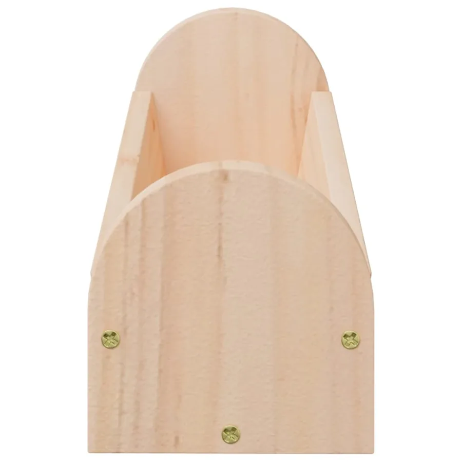 Mangeoire à foin pour lapins 28x10x10 cm bois massif de sapin - 4