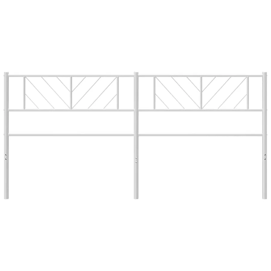 Tête de lit de remplacement métal blanc 200 cm - 3