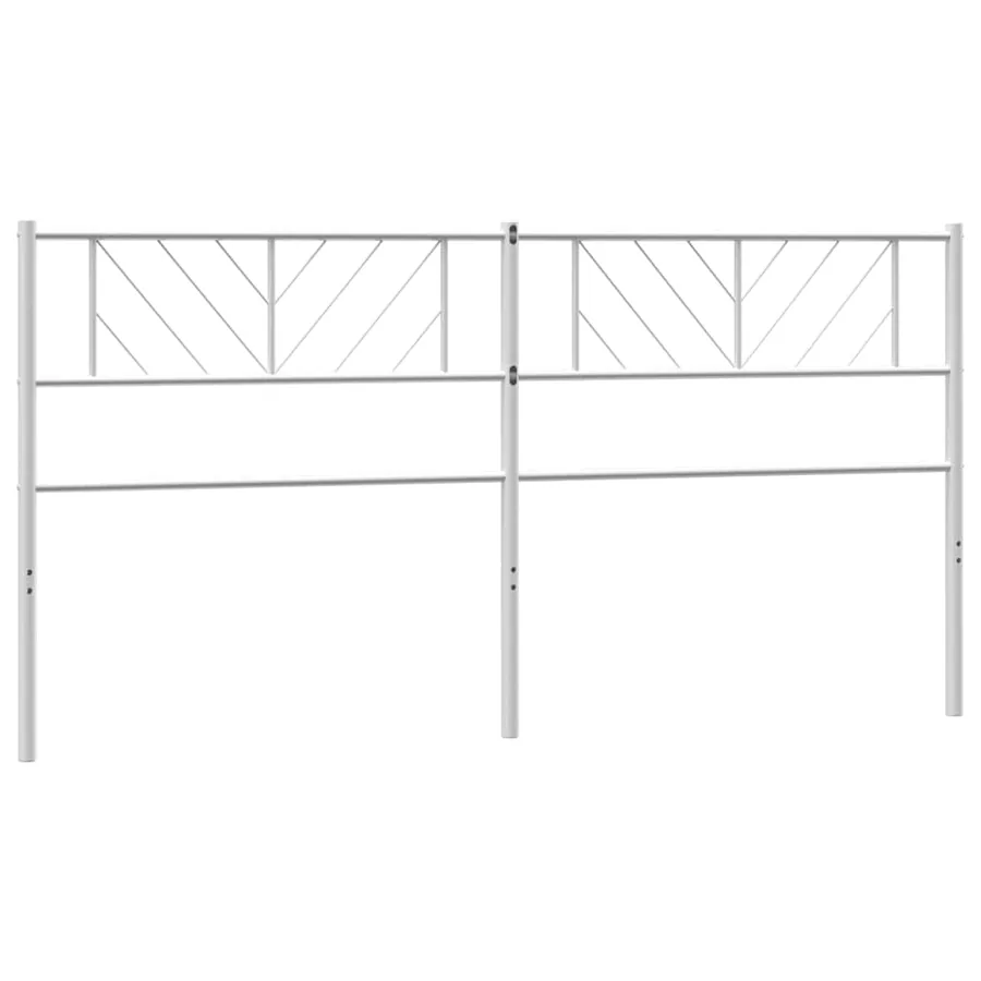 Tête de lit de remplacement métal blanc 200 cm - 5