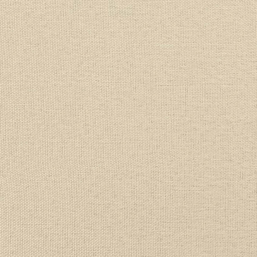 Ensemble de canapés 2 pcs avec coussins Crème Tissu - 5