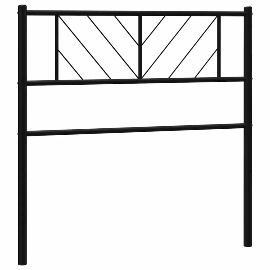Tête de lit de remplacement métal noir 75 cm - 2