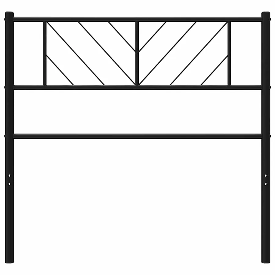 Tête de lit de remplacement métal noir 75 cm - 3
