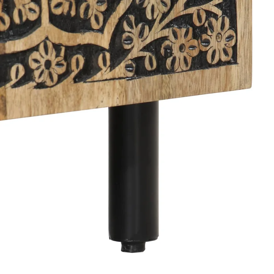 Table basse 100x54x40 cm bois de manguier massif - 10