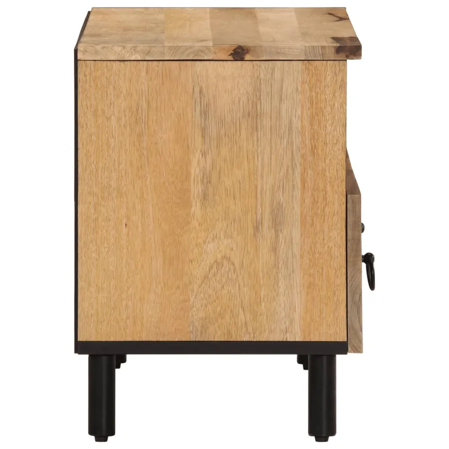 Meuble TV 70x33x46 cm Bois massif de manguier - 6