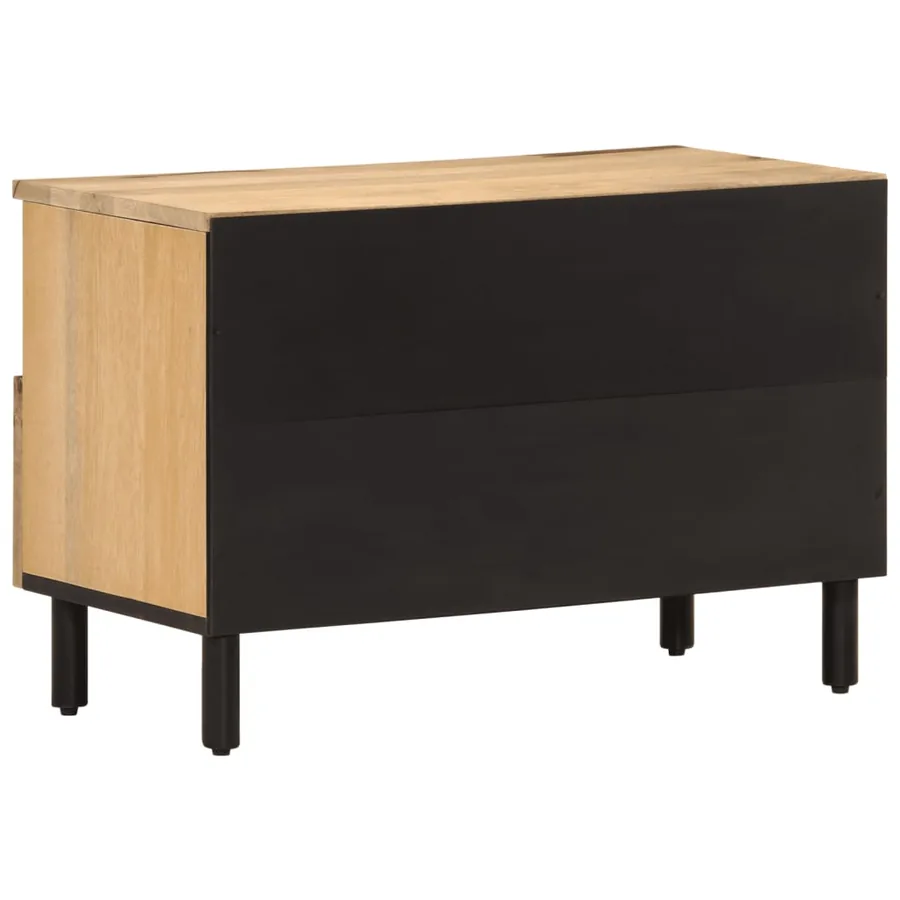 Meuble TV 70x33x46 cm Bois massif de manguier - 7