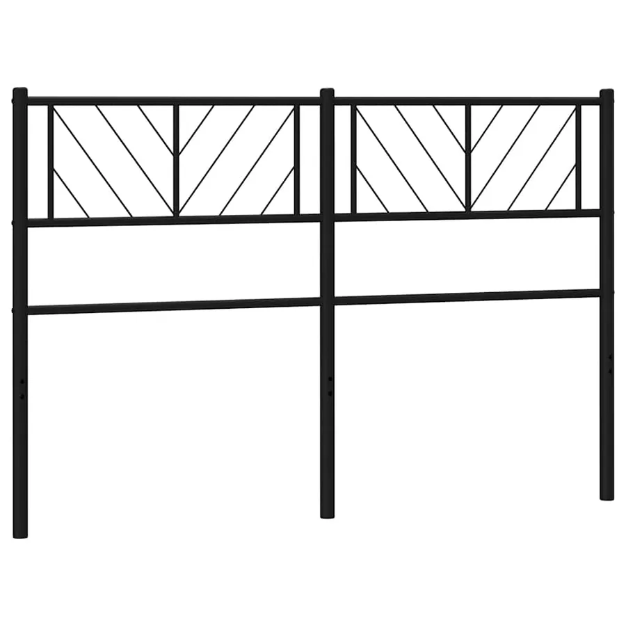 Tête de lit de remplacement métal noir 150 cm - 2