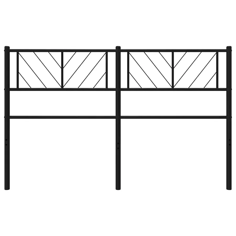 Tête de lit de remplacement métal noir 150 cm - 4