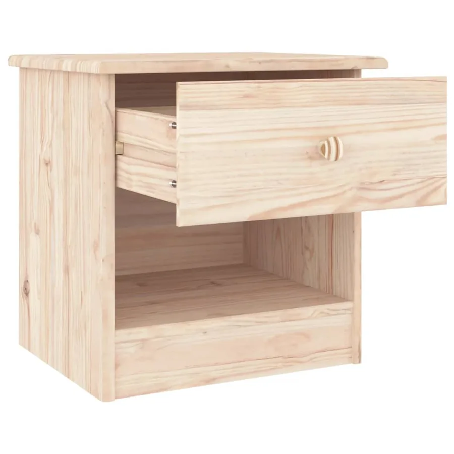 Table de chevet ALTA 41x35x41 cm bois de pin massif - 4