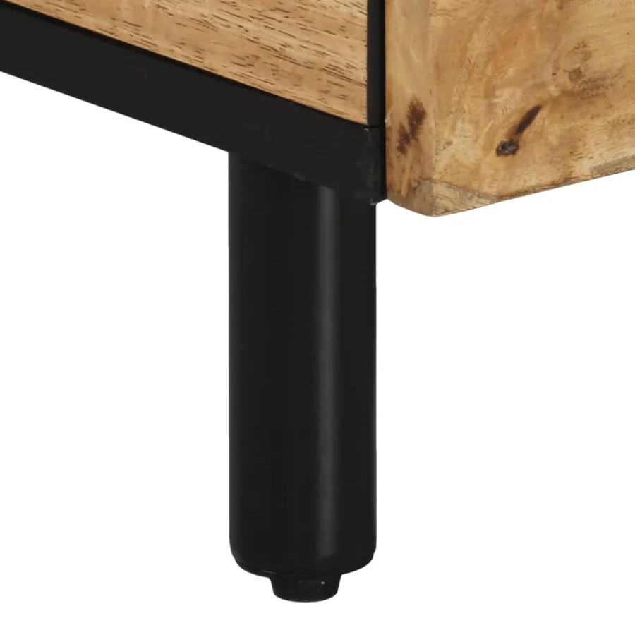 Table basse 80x54x40 cm bois de manguier massif - 10