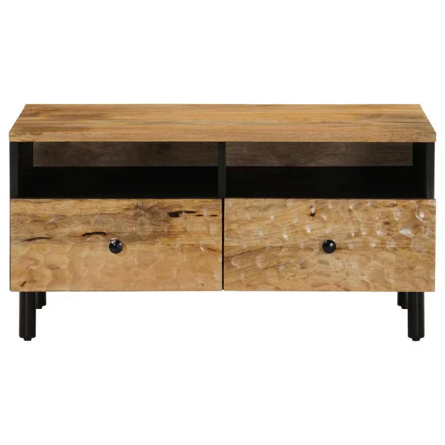Table basse 80x54x40 cm bois de manguier massif - 5