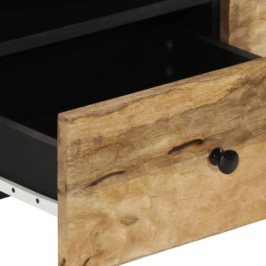 Table basse 80x54x40 cm bois de manguier massif - 9