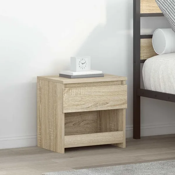 Table de chevet Chêne sonoma 40x30x39 cm Bois d’ingénierie