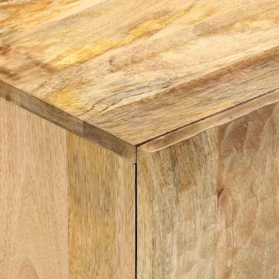 Meuble TV 80x31x46 cm bois massif de manguier - 7