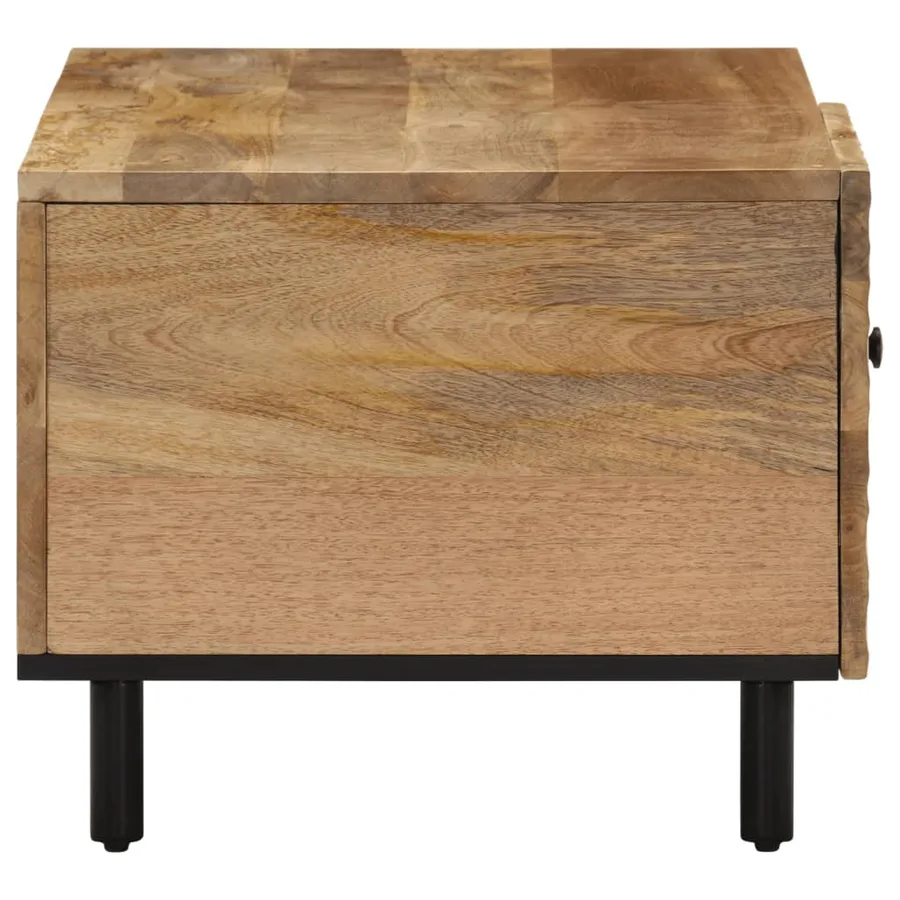 Table basse 80x50x40 cm bois de manguier massif - 4