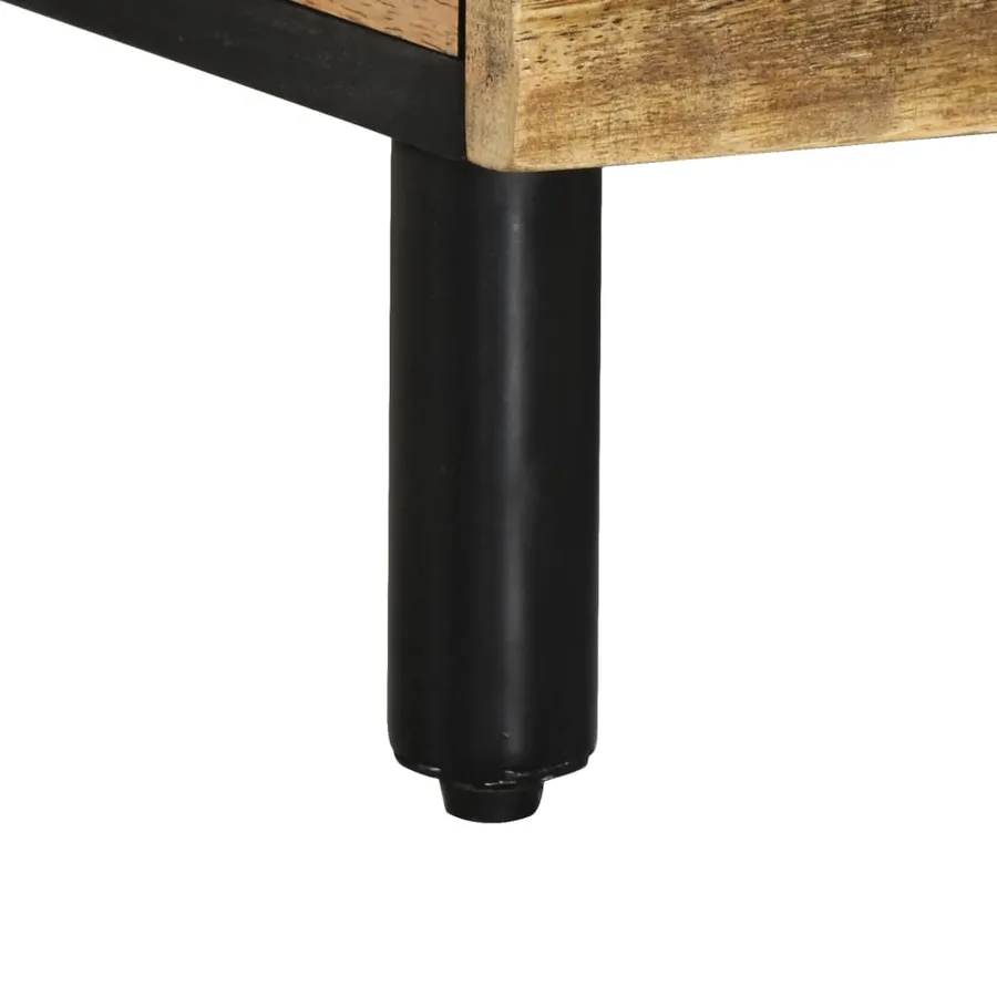 Table basse 80x50x40 cm bois de manguier massif - 9