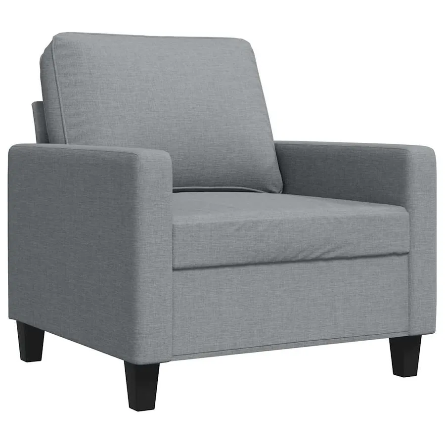 Fauteuil Gris clair 60 cm Tissu - 2