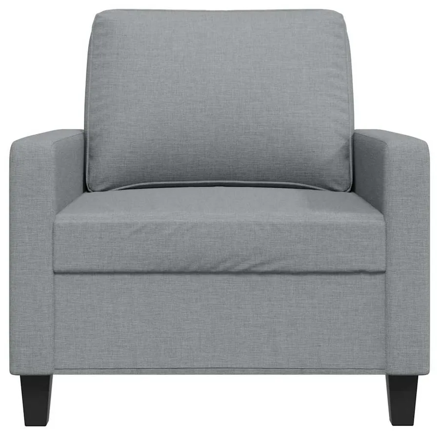 Fauteuil Gris clair 60 cm Tissu - 4