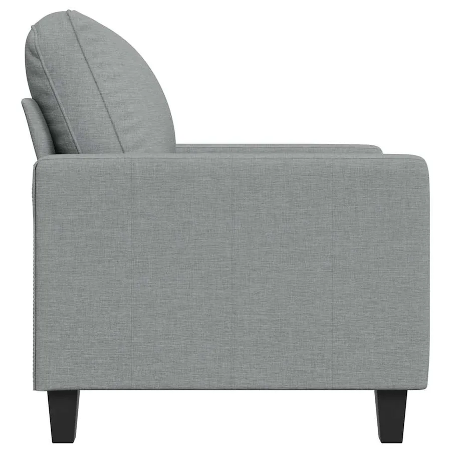 Fauteuil Gris clair 60 cm Tissu - 5