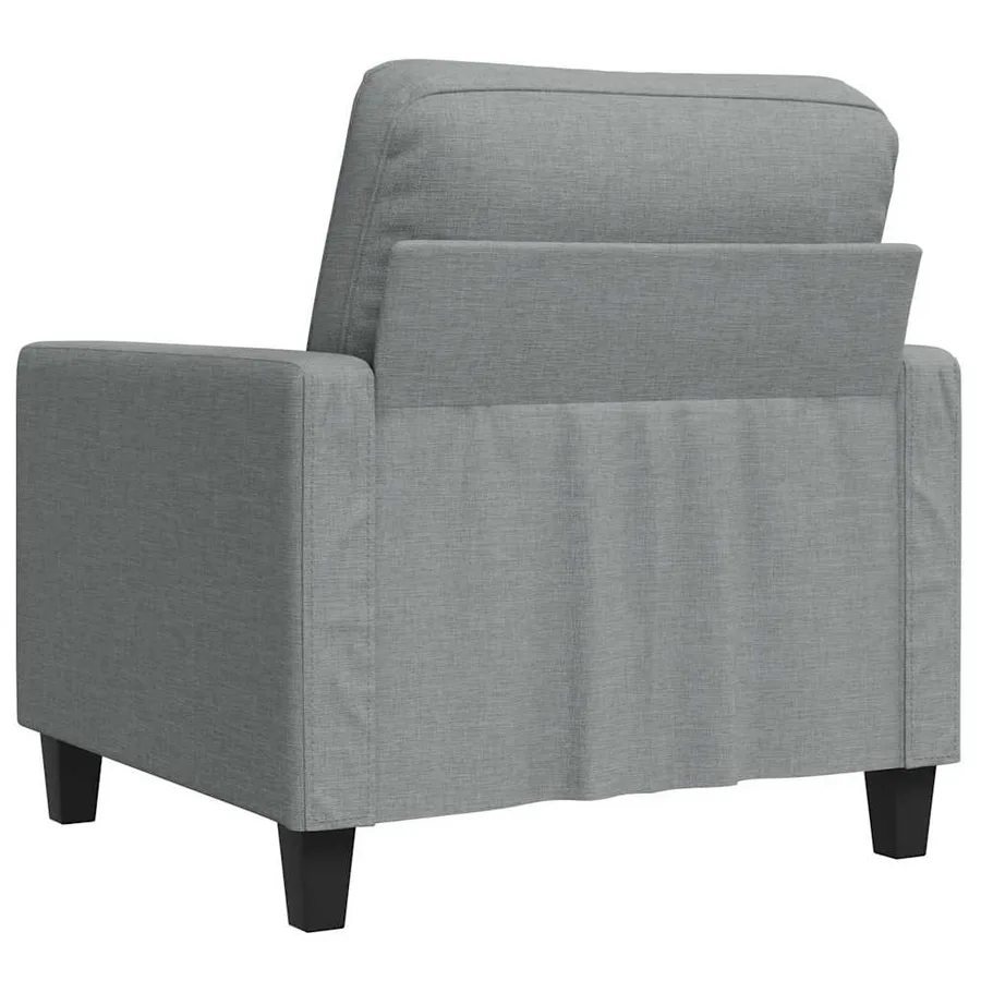 Fauteuil Gris clair 60 cm Tissu - 6