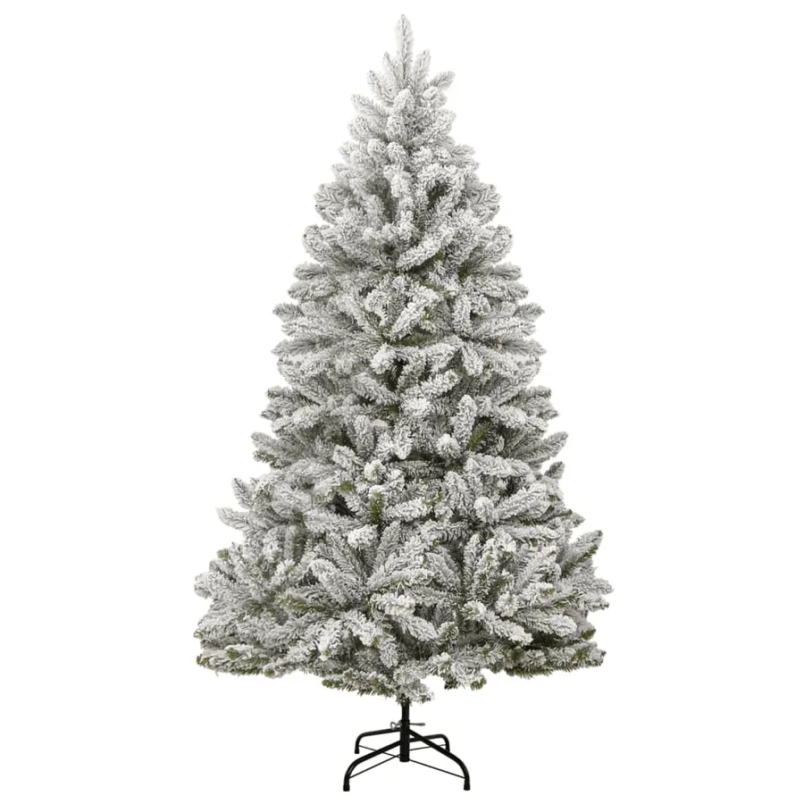 Sapin de Noël artificiel à charnières avec neige floquée 300 cm - 2