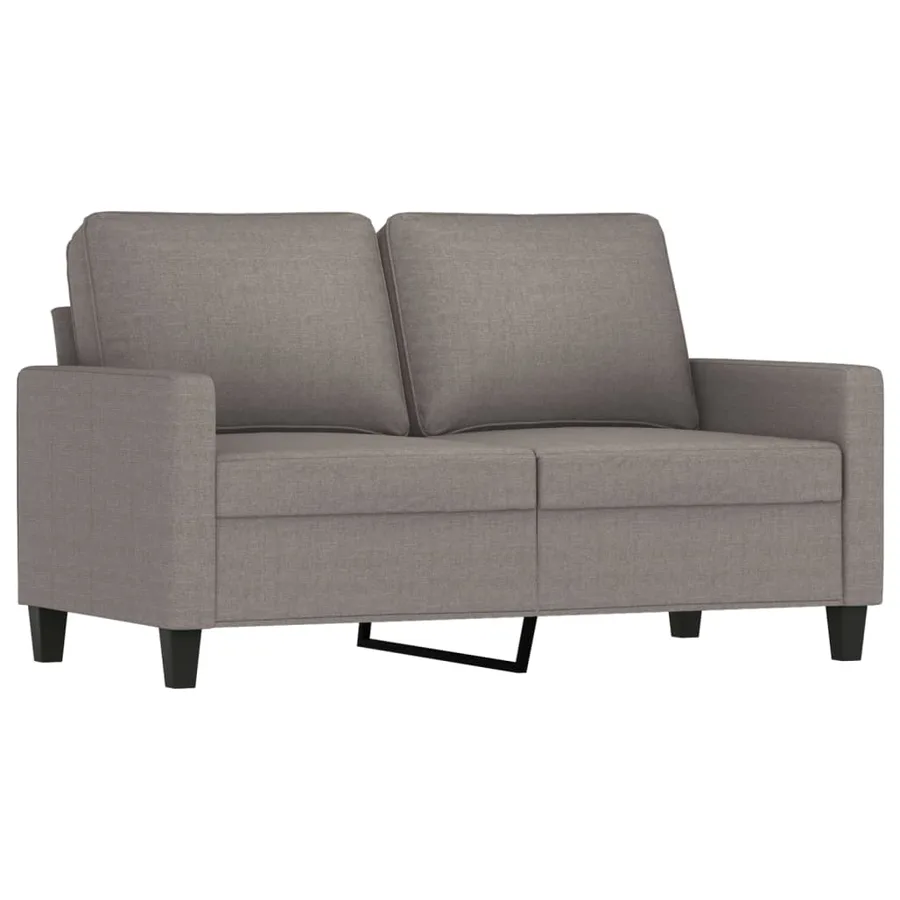 Ensemble de canapés 3 pcs avec coussins Taupe Tissu - 4