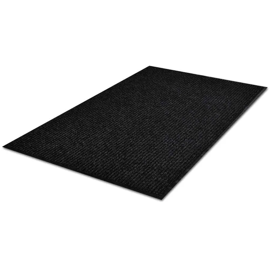 Tapis d'entrée noir 90 x 60 cm PVC - 3
