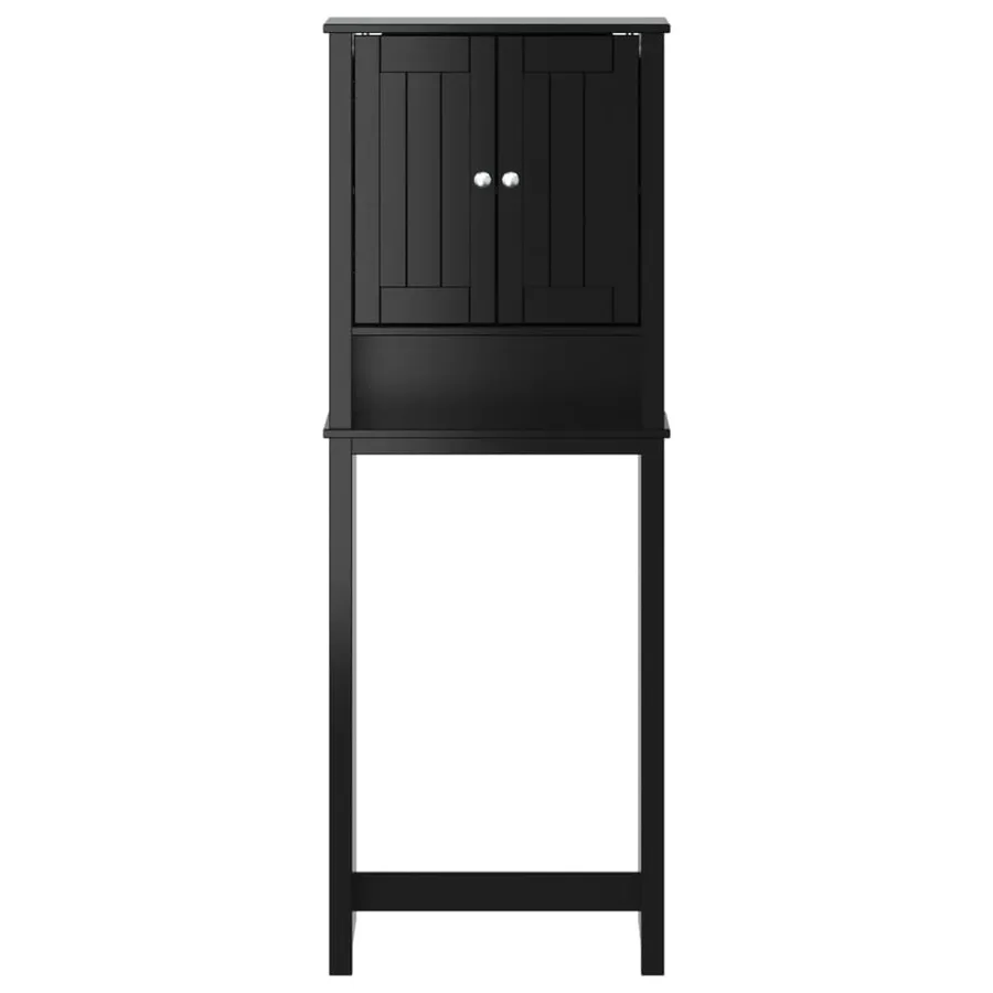 Rangement au-dessus de la cuvette BERG noir bois massif - 3