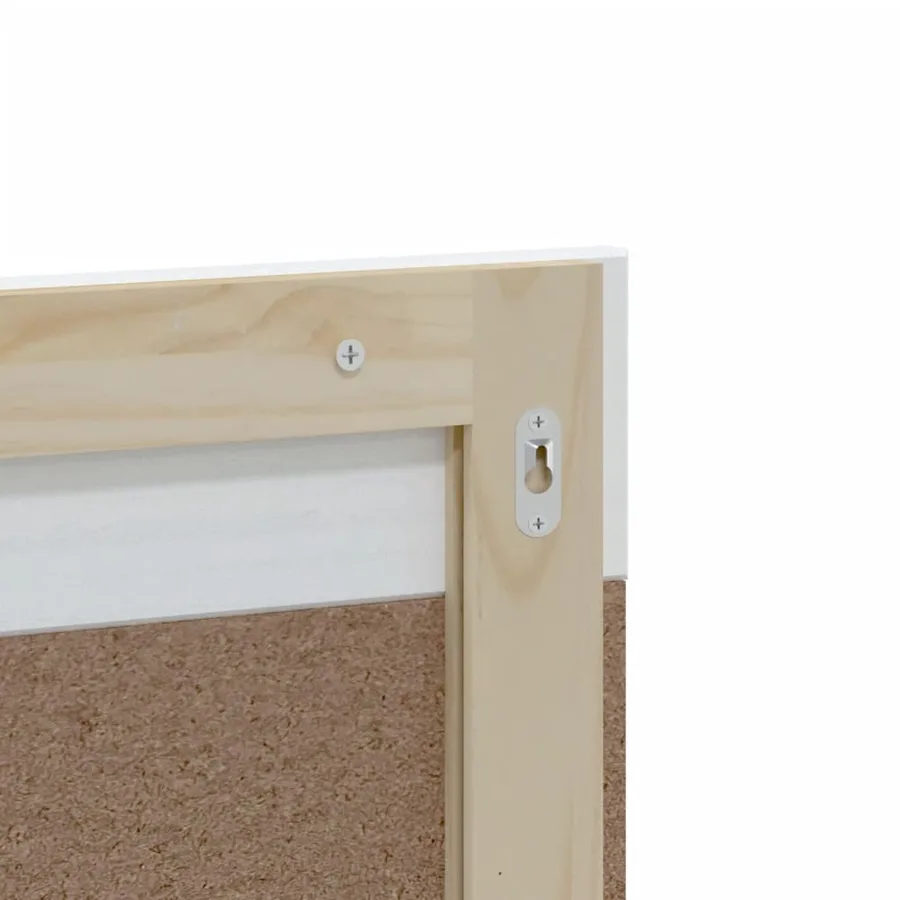 Meubles de salle de bain 2 pcs BERG blanc bois de pin massif - 6