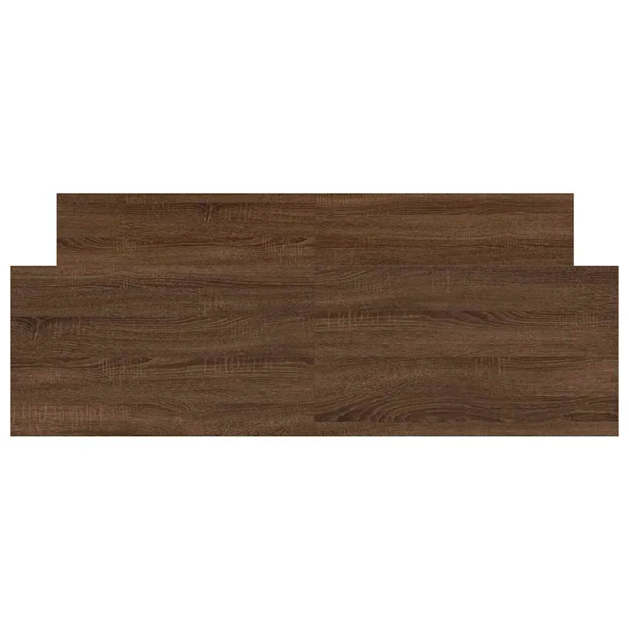 Cadre de lit sans matelas chêne marron 120x190 cm - 5