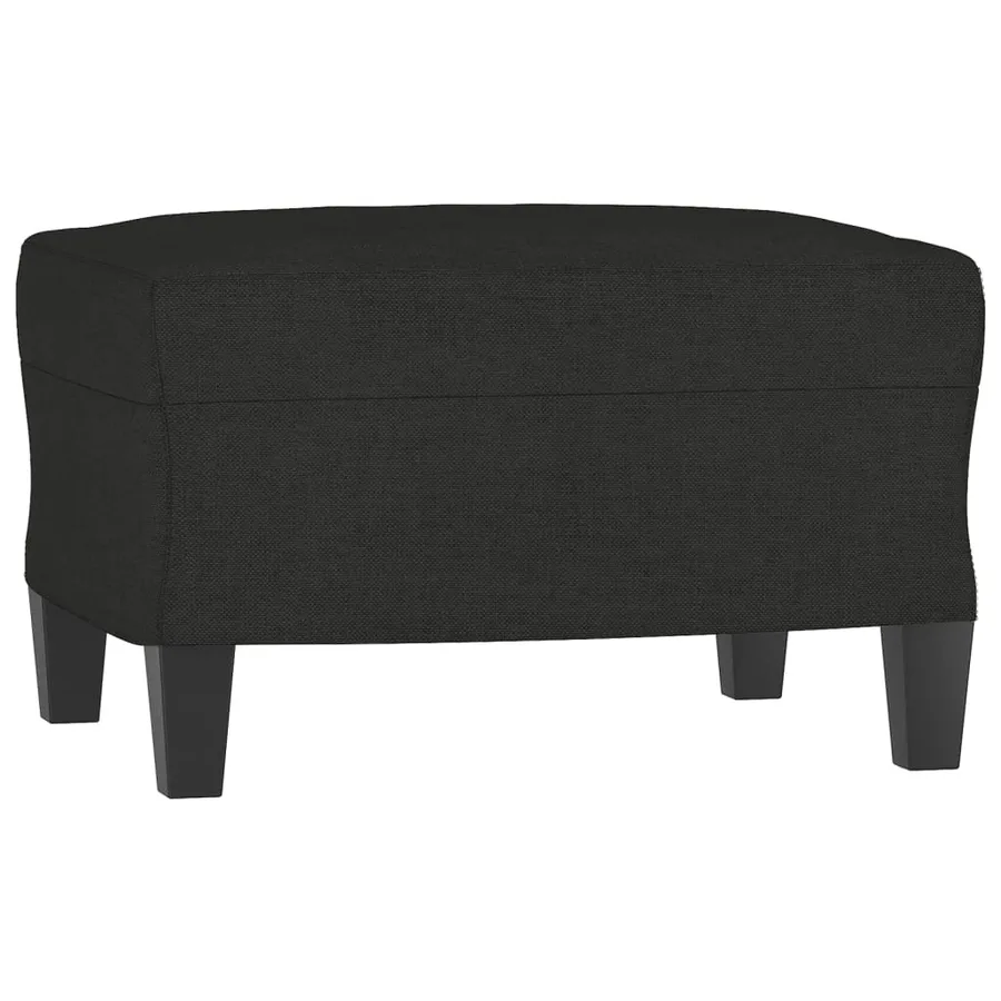 Ensemble de canapés 4 pcs avec coussins Noir Tissu - 6