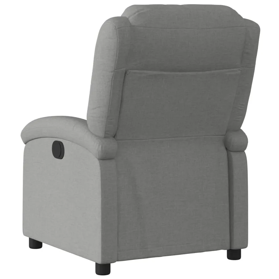 Fauteuil inclinable gris foncé tissu - 3