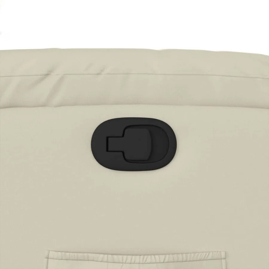 Fauteuil inclinable Crème Similicuir - 9