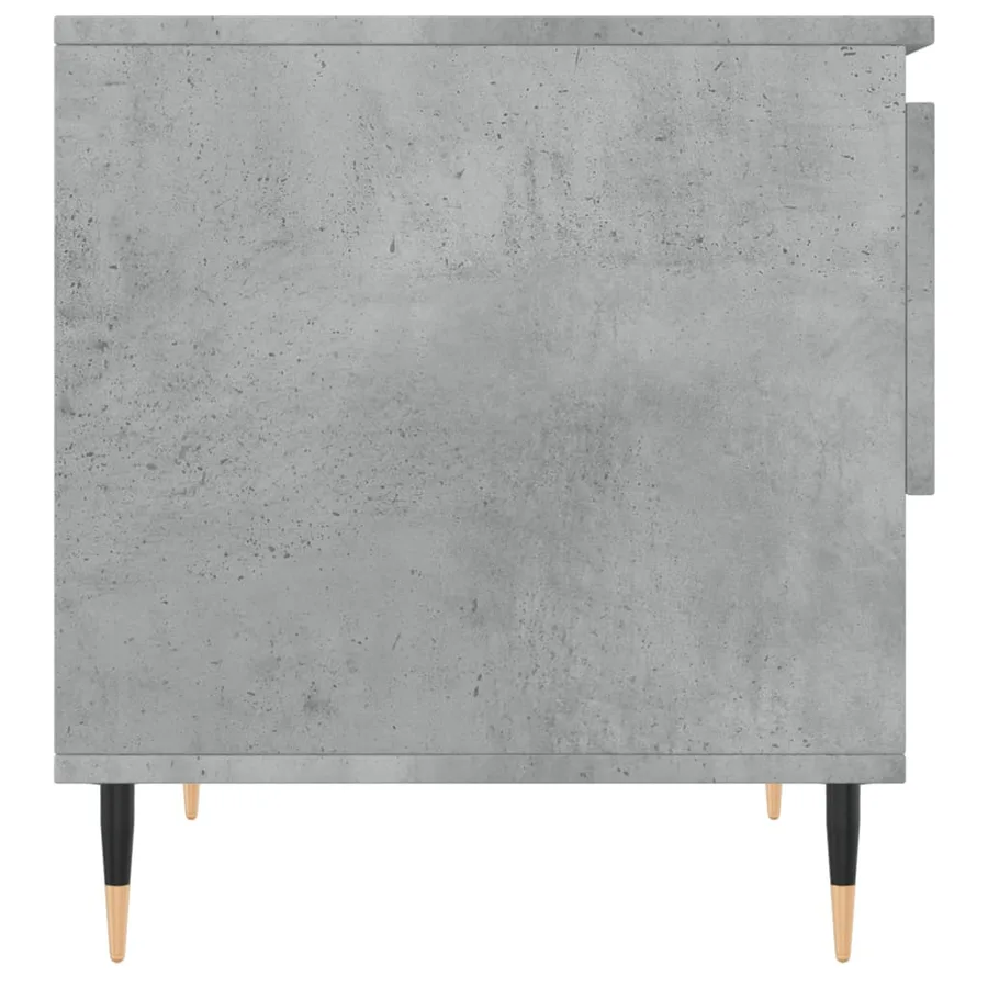 Tables basses 2 pcs gris béton 50x46x50 cm bois d'ingénierie - 8