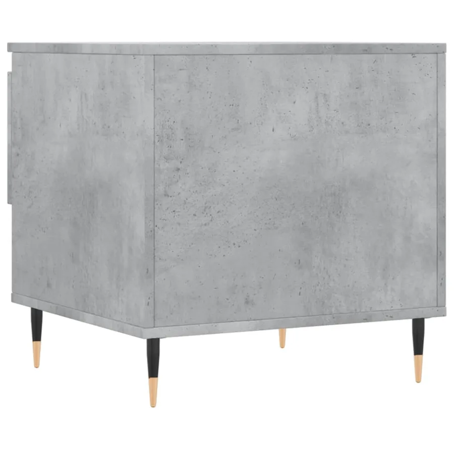 Tables basses 2 pcs gris béton 50x46x50 cm bois d'ingénierie - 9